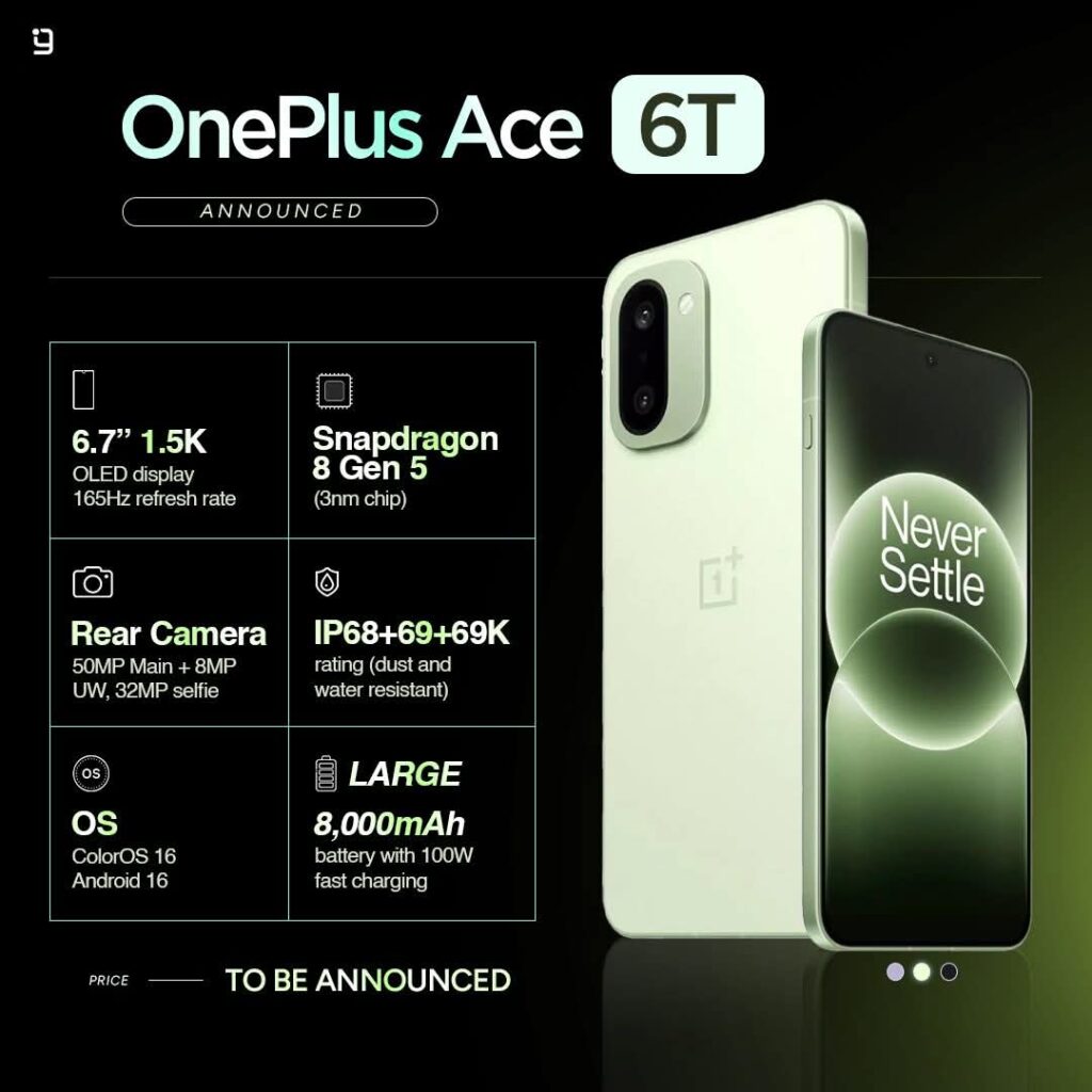 OnePlus Ace 6T